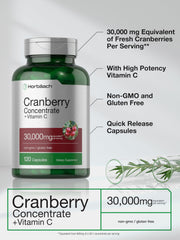 Cranberry concentrate pill with Vitamin C 30000mg shown