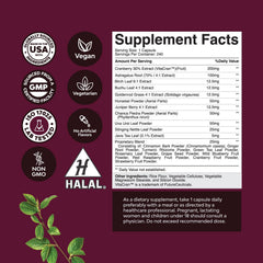 Cranberry extract capsules for kidney detox