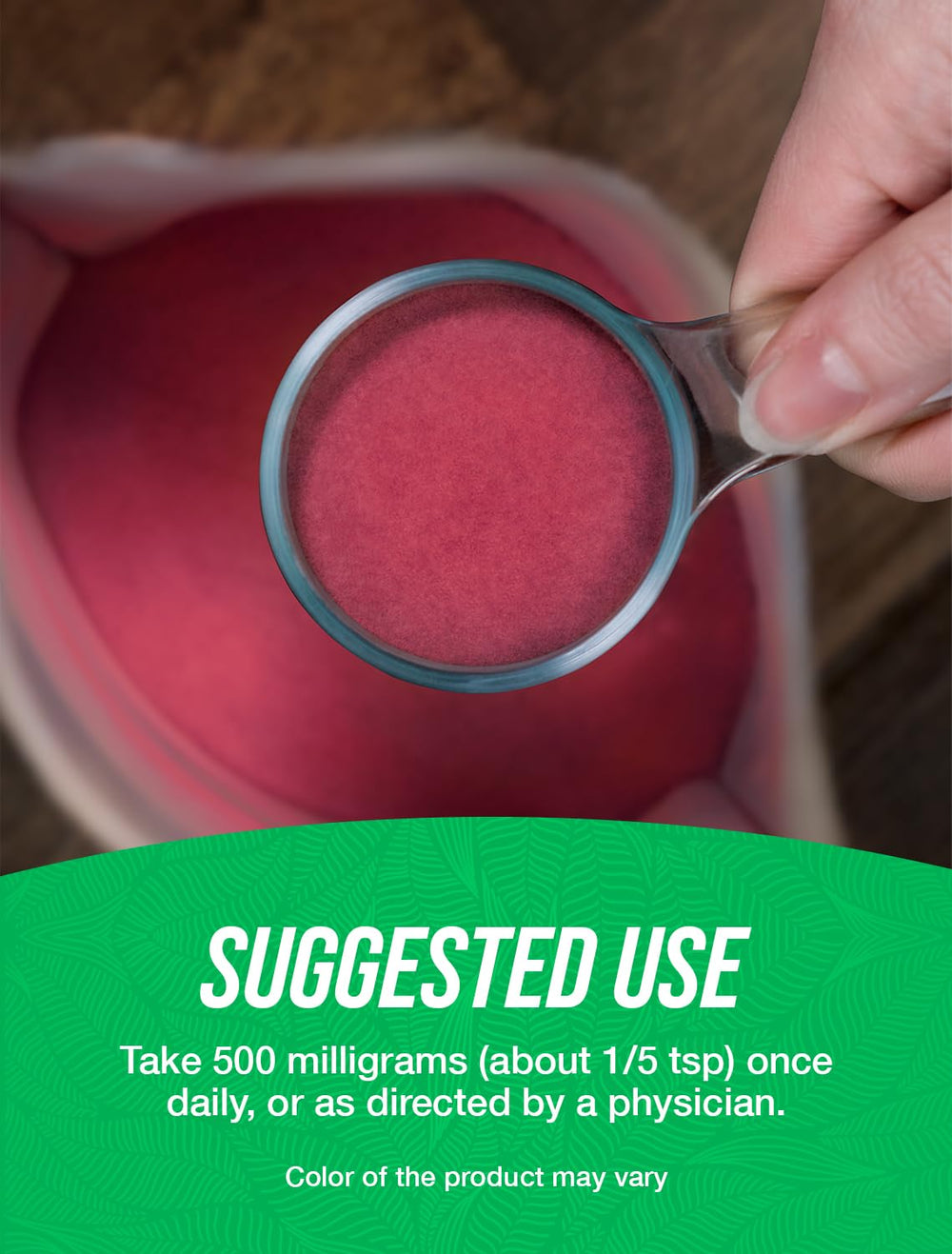Vegan and gluten-free cranberry extract powder packaging