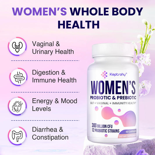 Blend of cranberry extract, turmeric and goji berries for women's probiotic