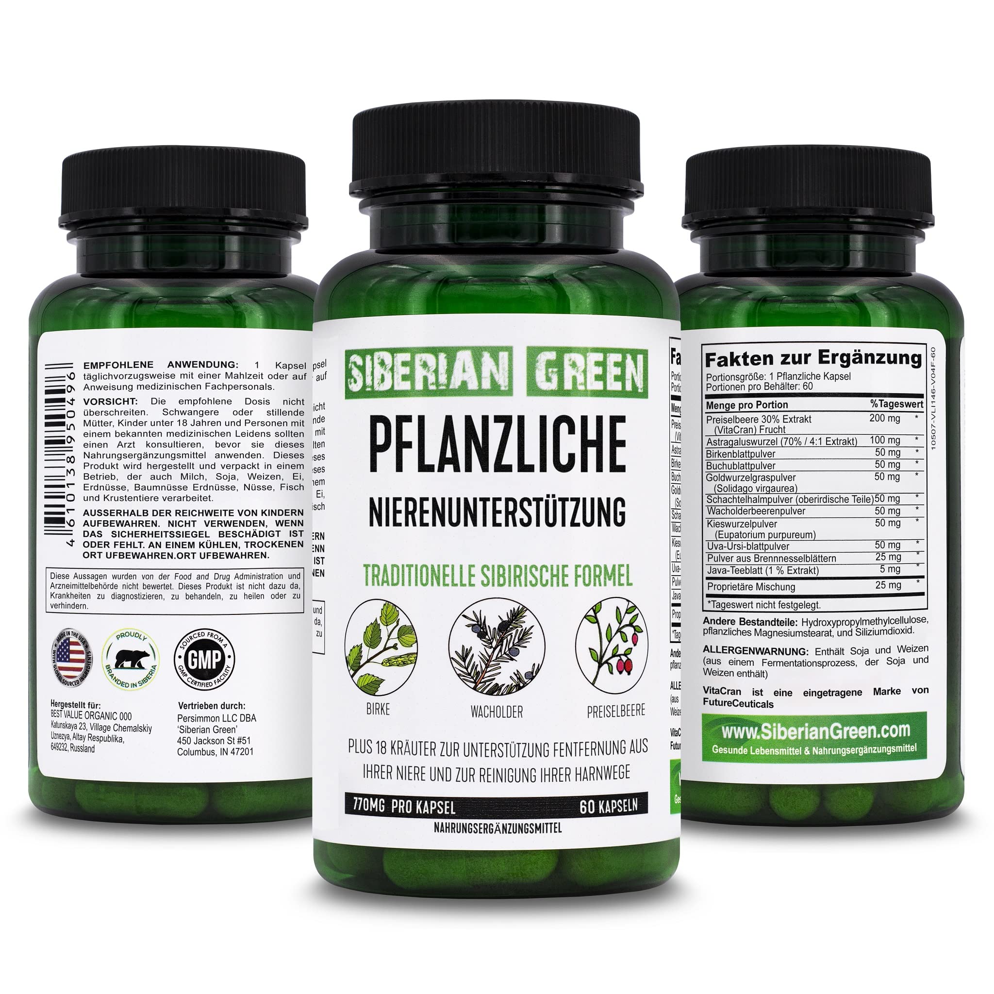 VitaCran cranberry extract 30% label