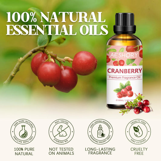Diffuser with cranberry fragrance oil
