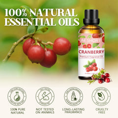 Diffuser with cranberry fragrance oil