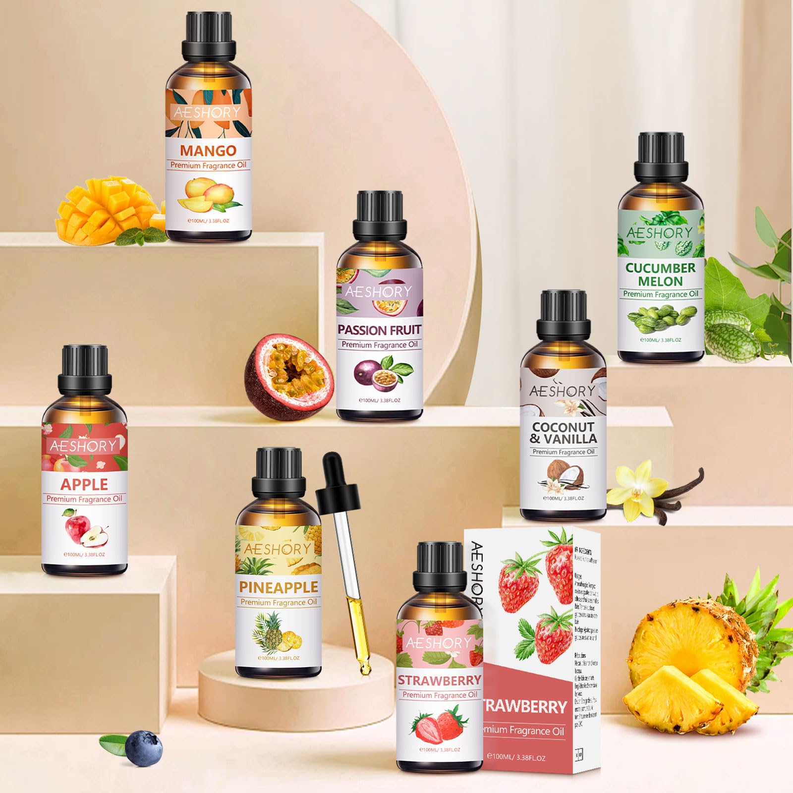 Packaging of cranberry fragrance oil
