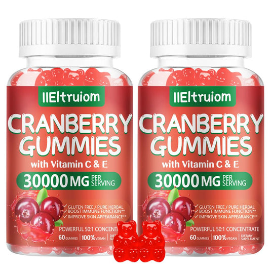 Hero image: Cranberry gummies for urinary tract health, 120 counts