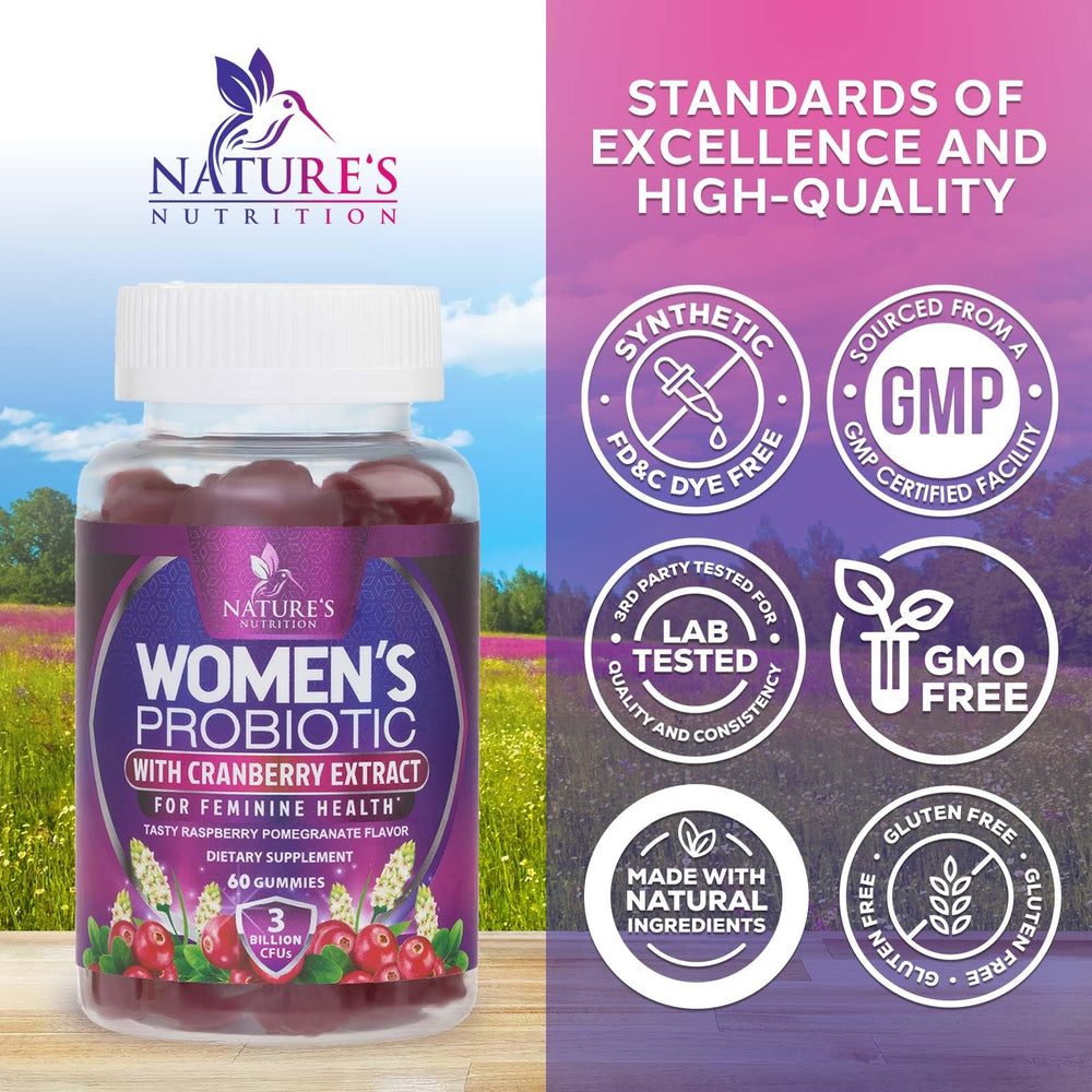 Cranberry-infused probiotic with 6 strains and 3 Billion CFU