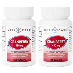 Front view of High-Potency Cranberry Supplement 450mg 2-Pack