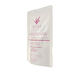 Close-up of fine white Coix seed extract powder