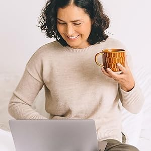 Lifestyle scene with product on a clean countertop