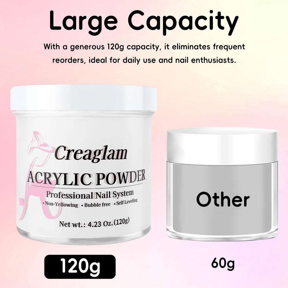 Creaglam 3D art sculpting with acrylic powder for detailed designs