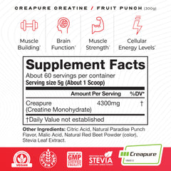 Container showing 60 servings per jar
