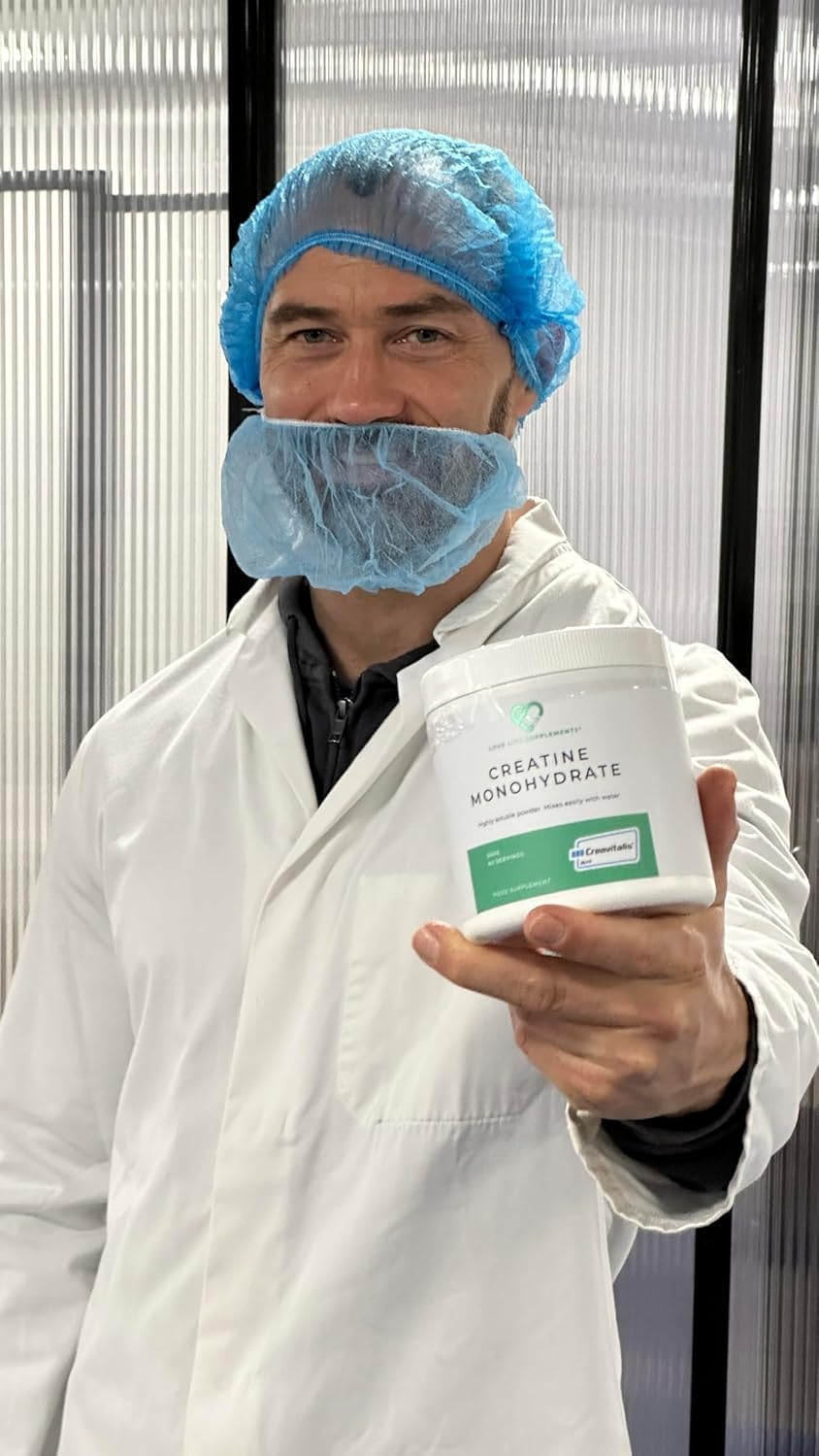 Packaging of Love Life Creapure Creatine Monohydrate