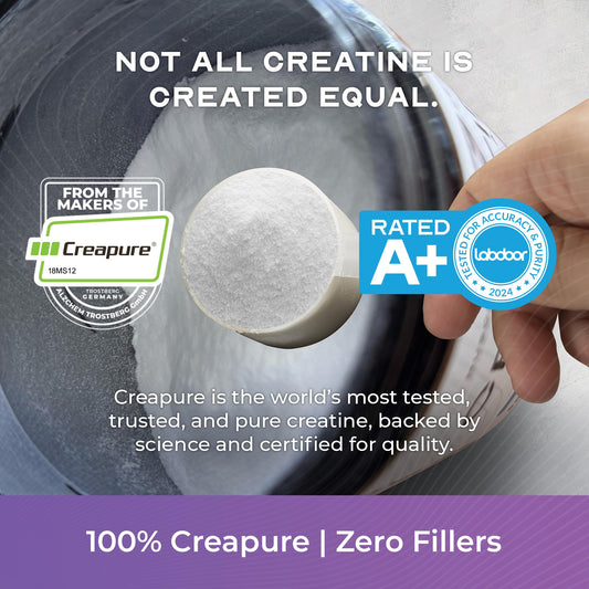 Creapure Creatine Monohydrate powder with 60 servings
