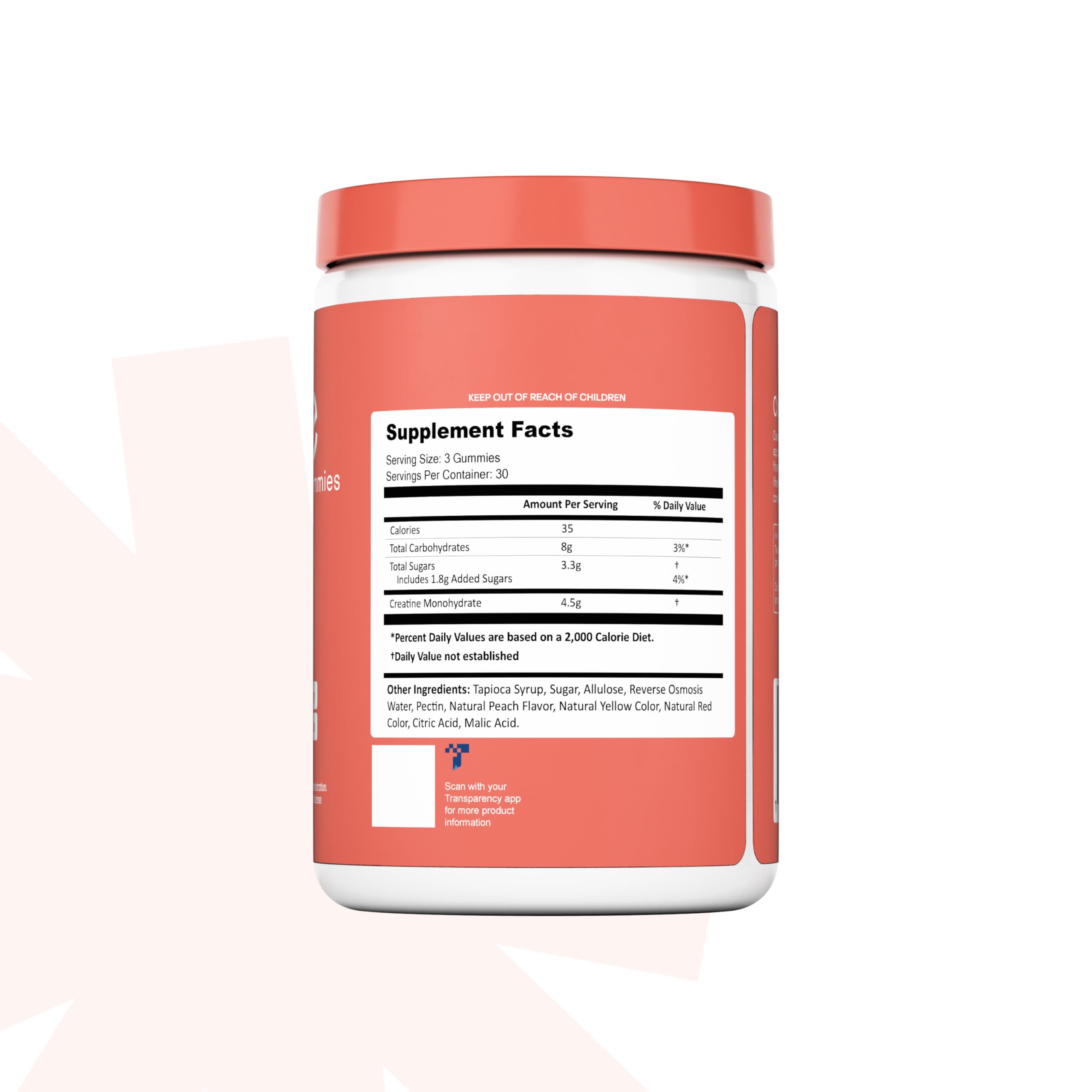 Outdoor gym scene featuring user taking Create gummies for focus.