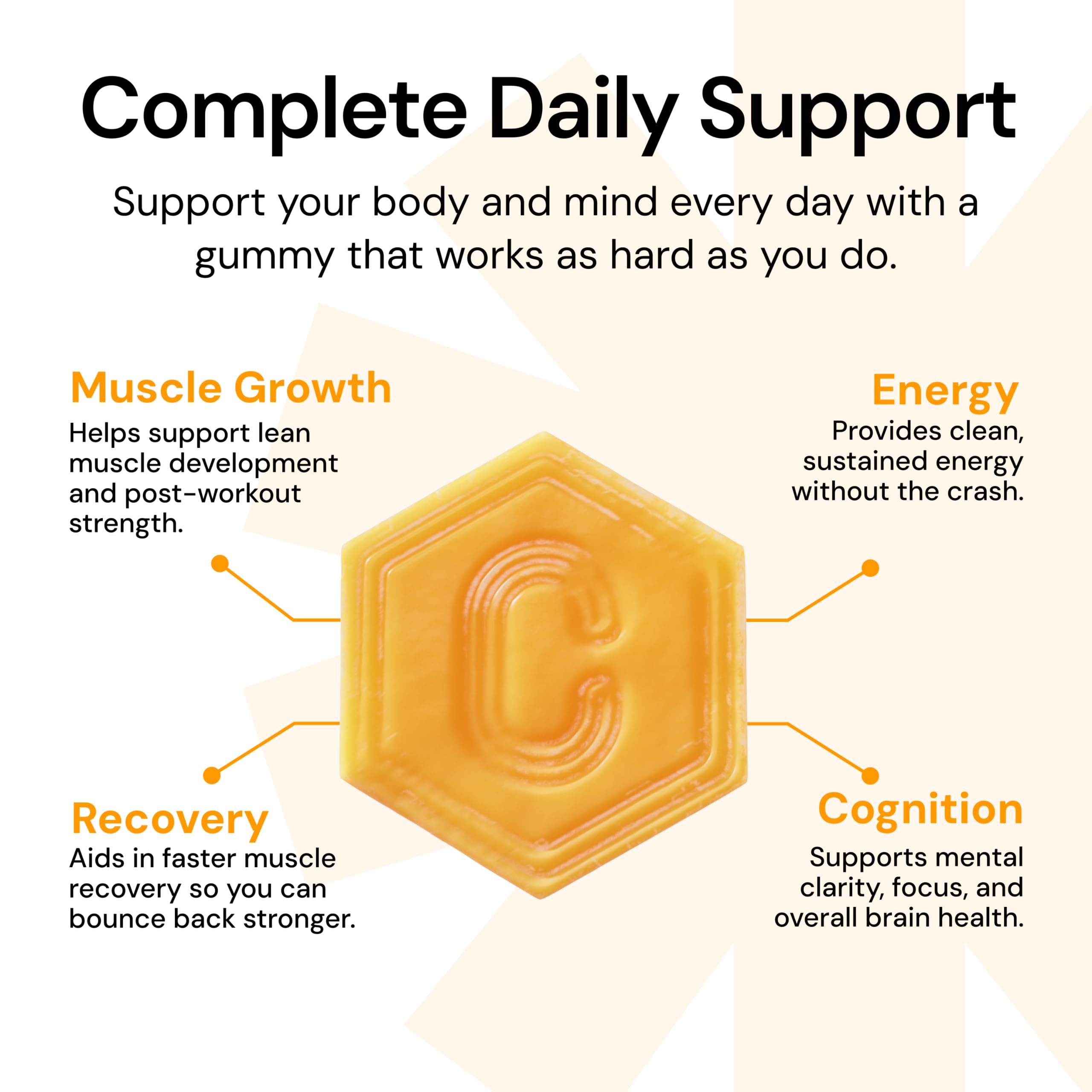 Packaging shows vegan, gluten-free, and non-GMO features for athletes.