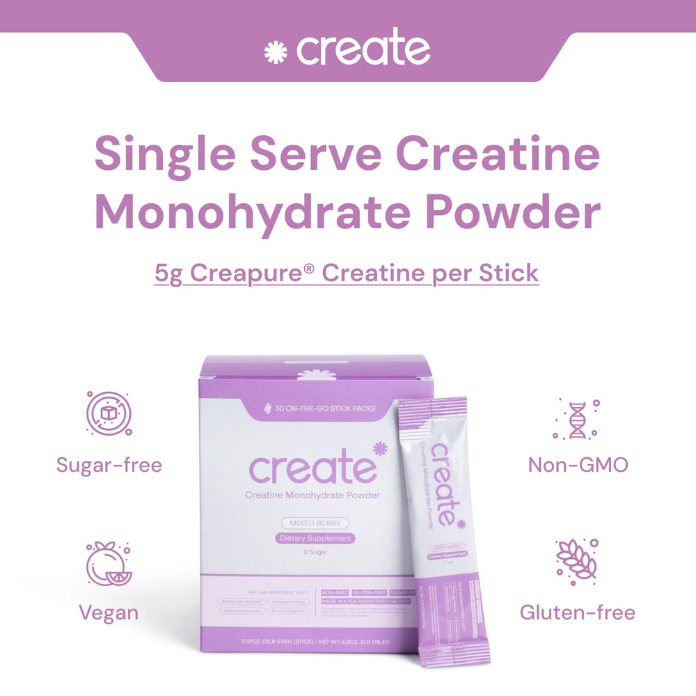 Create raspberry flavor powder delivers fruity twist for workouts and hydration.