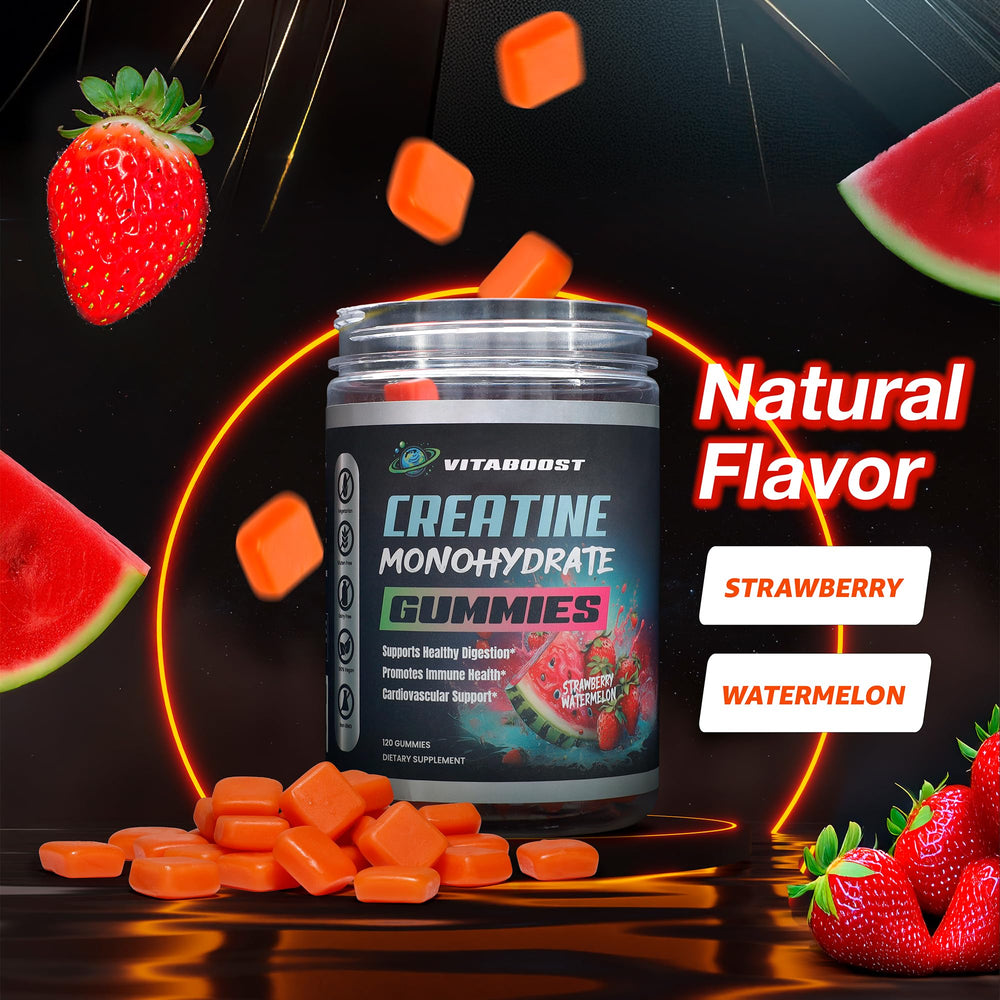 Ingredients list for Creatine Gummies 5g monohydrate