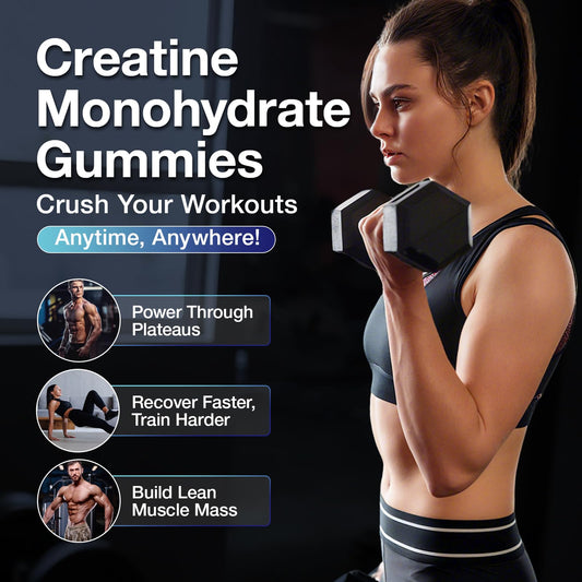Berry flavor Creatine Gummies close-up