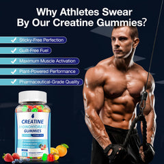 160-count bottle packaging for Creatine Gummies