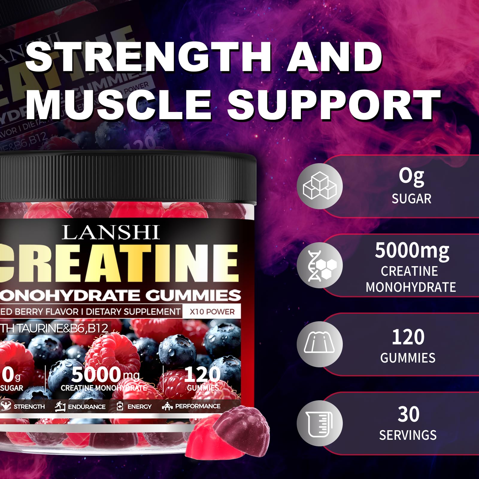 Unisex packaging suitable for men and women during workouts.