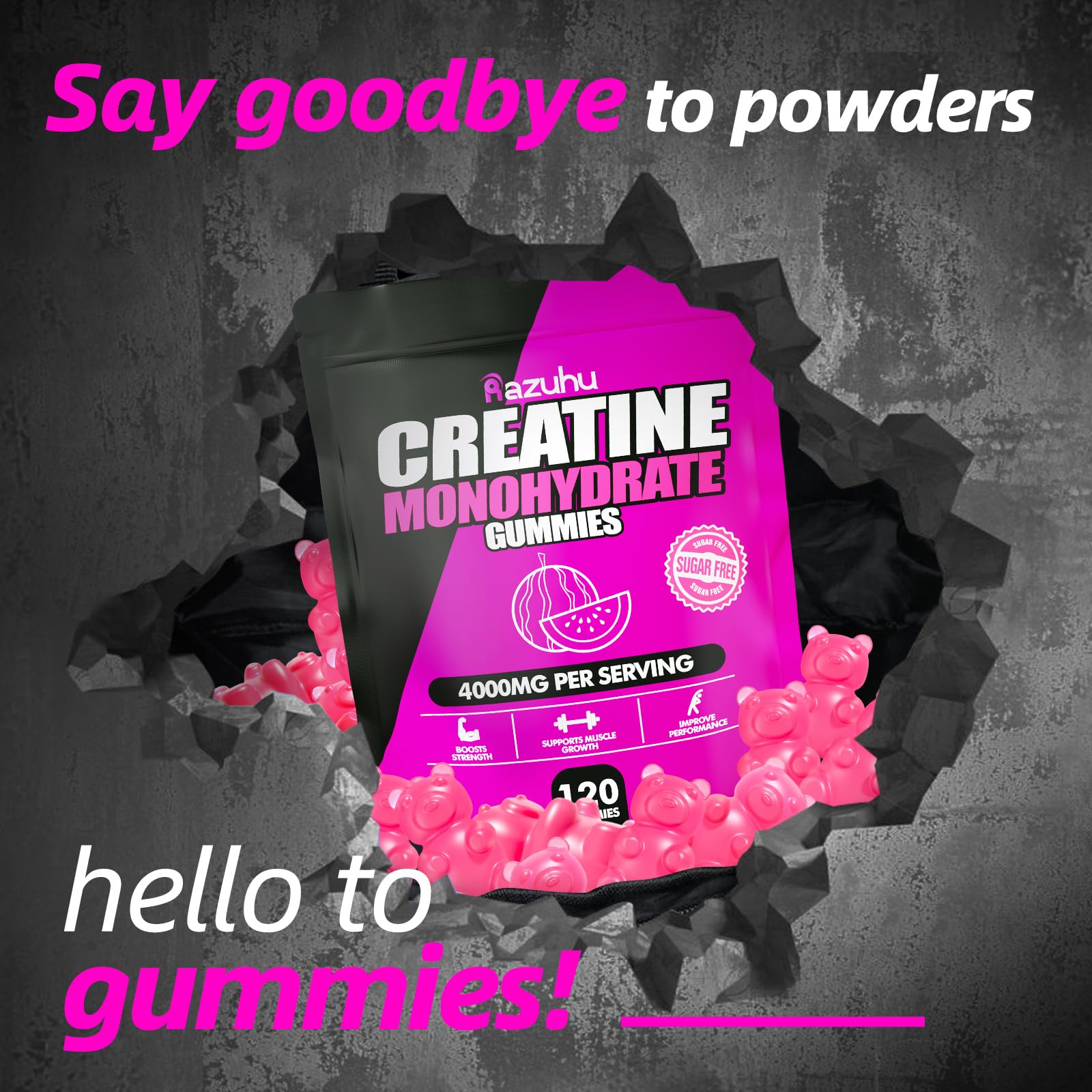 Gummies in a gym bag for on-the-go use
