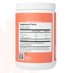 Serving size showing 1.5g creatine per gummy