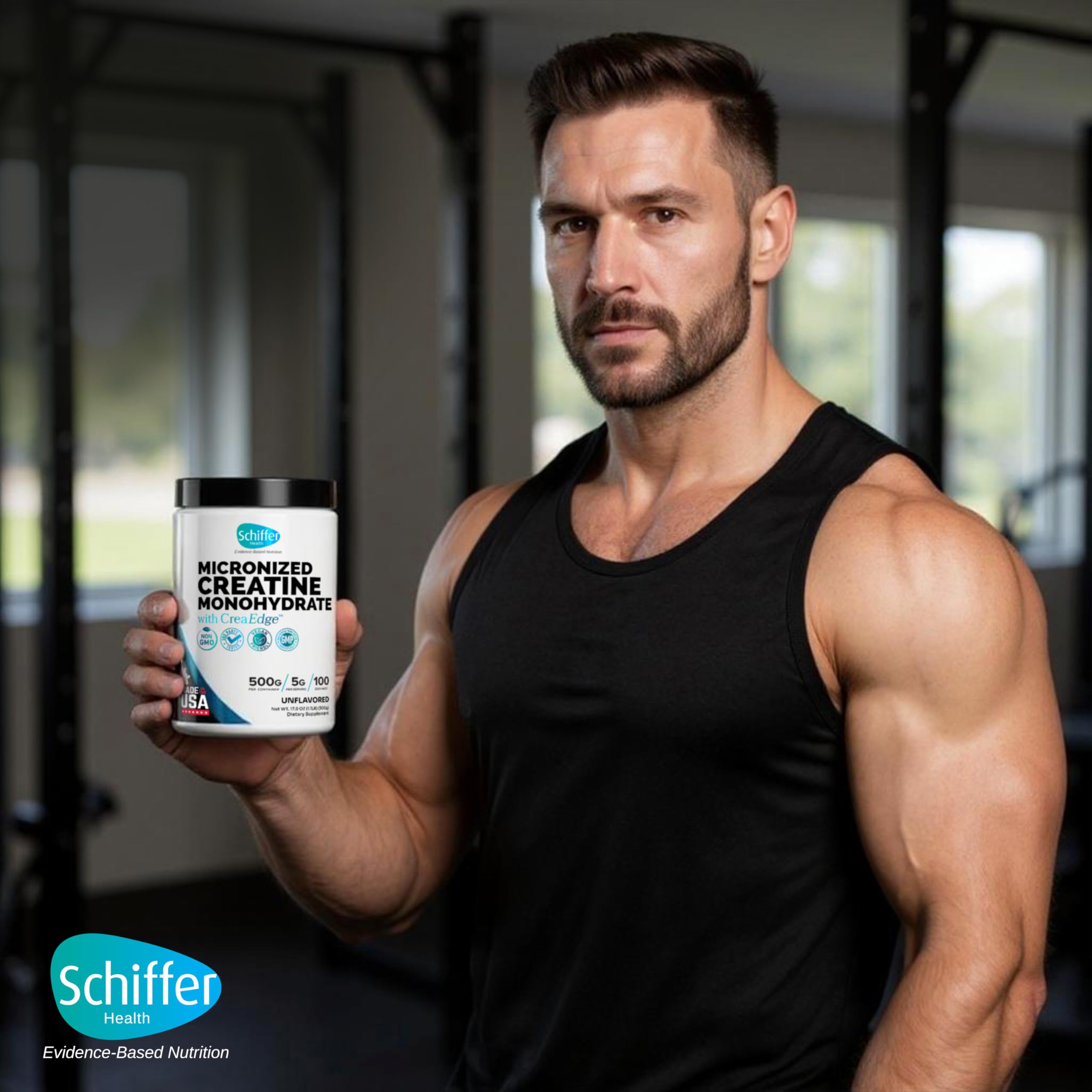 Third-party testing seal for Creatine Monohydrate Powder 500g