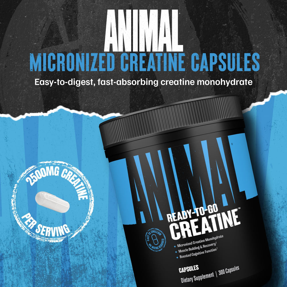 2.5g per serving creatine monohydrate capsules