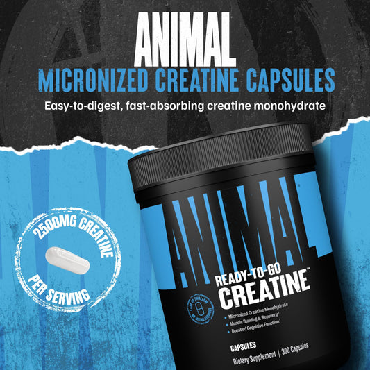 2.5g per serving creatine monohydrate capsules