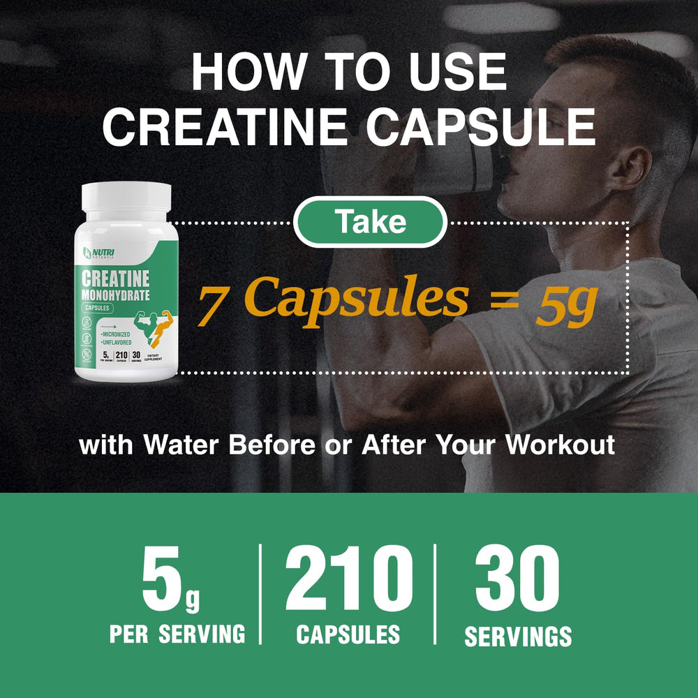 Bottle with 210 capsules total arranged neatly