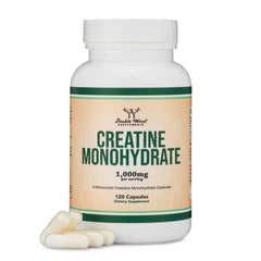 Creatine Monohydrate Capsules front label
