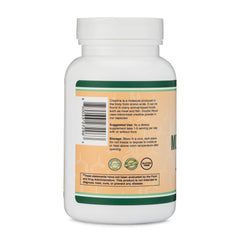 Nutrition facts for Creatine Monohydrate Capsules