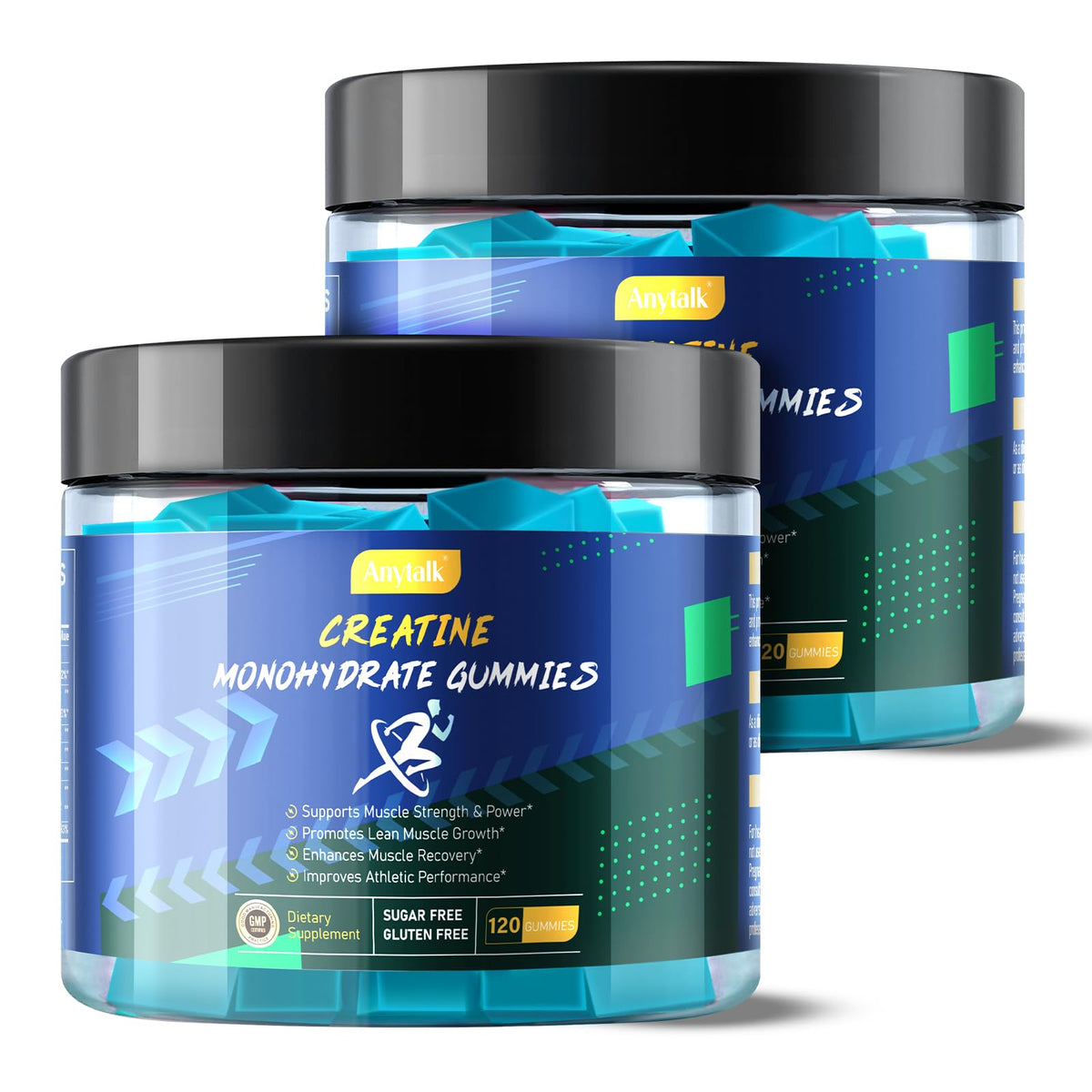 Creatine Monohydrate Gummies bottle front view