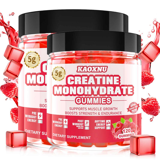 Two-pack Creatine Monohydrate Gummies bottle front view