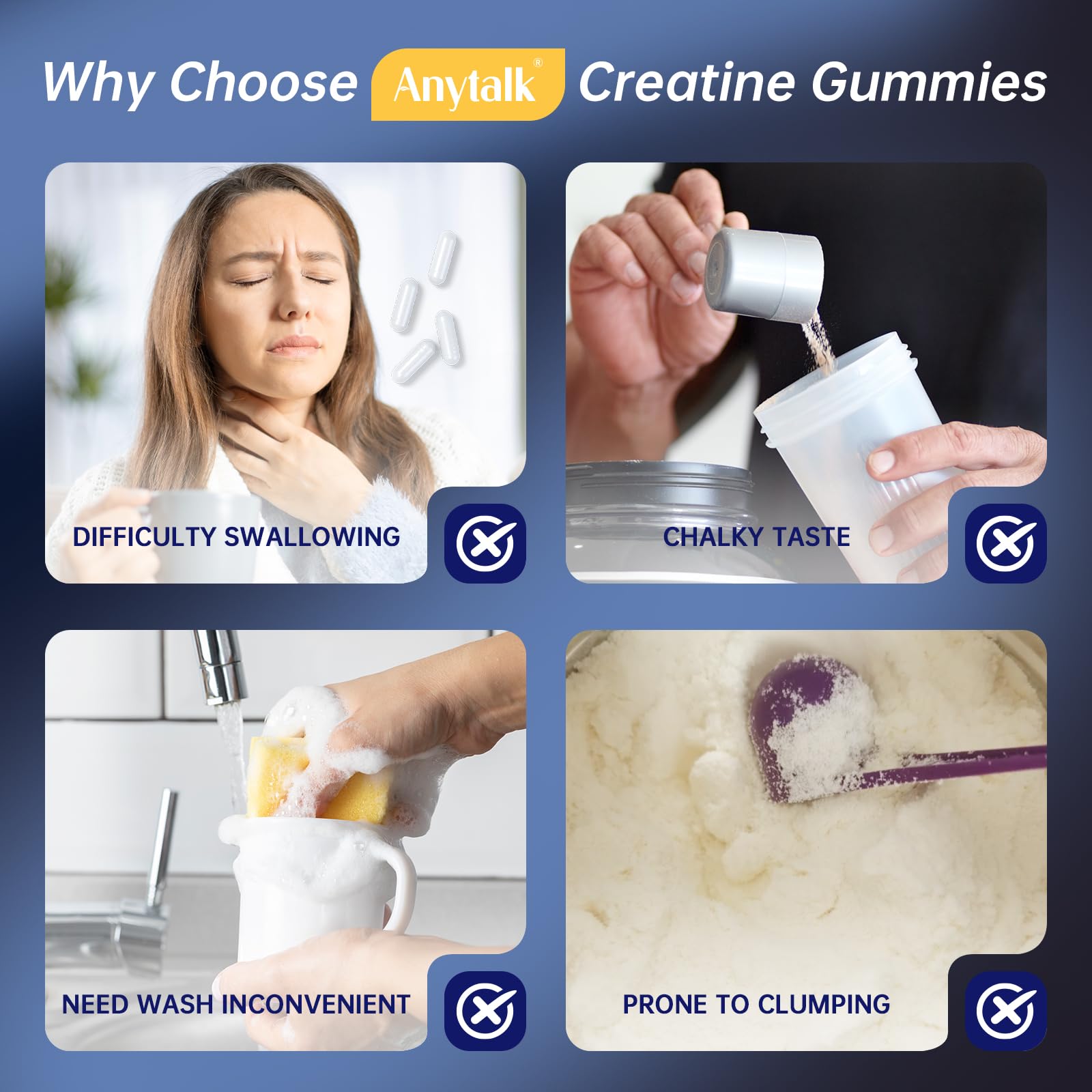 Athlete taking creatine gummies before workout