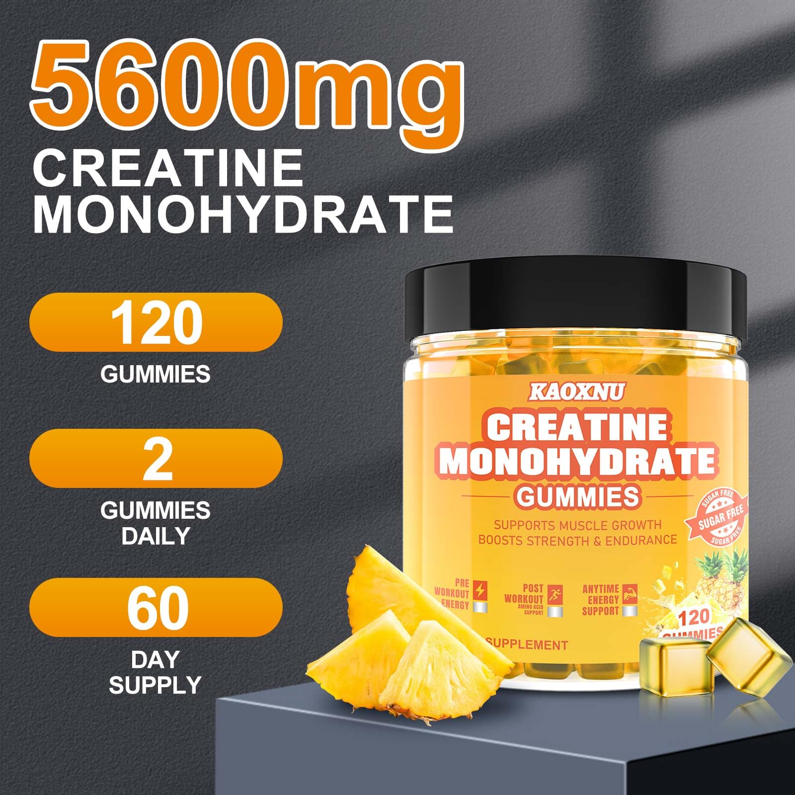 Athletic lifestyle with Creatine Gummies