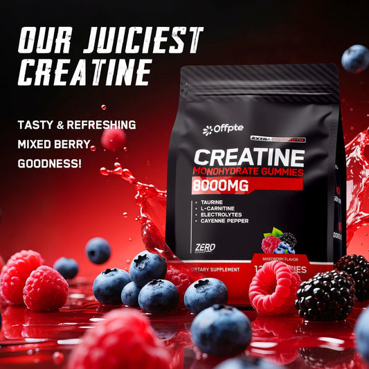 Travel packs showing 3-gummy serving for Creatine Gummies