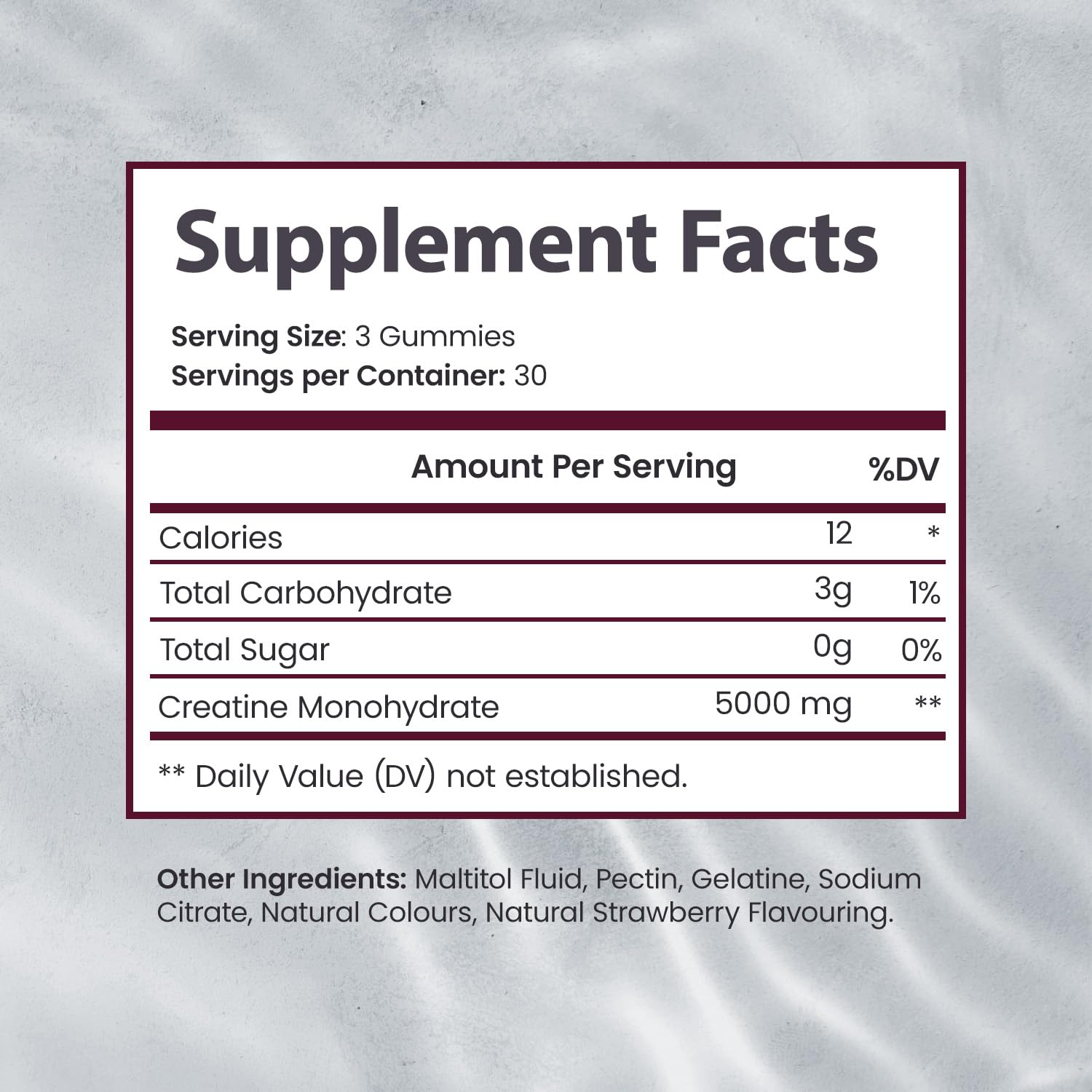 Gummies with gym equipment in the background