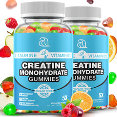 Bottle of Creatine Monohydrate Gummies 5g for men and women