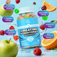 Illustration of L-Taurine and B12 ingredients