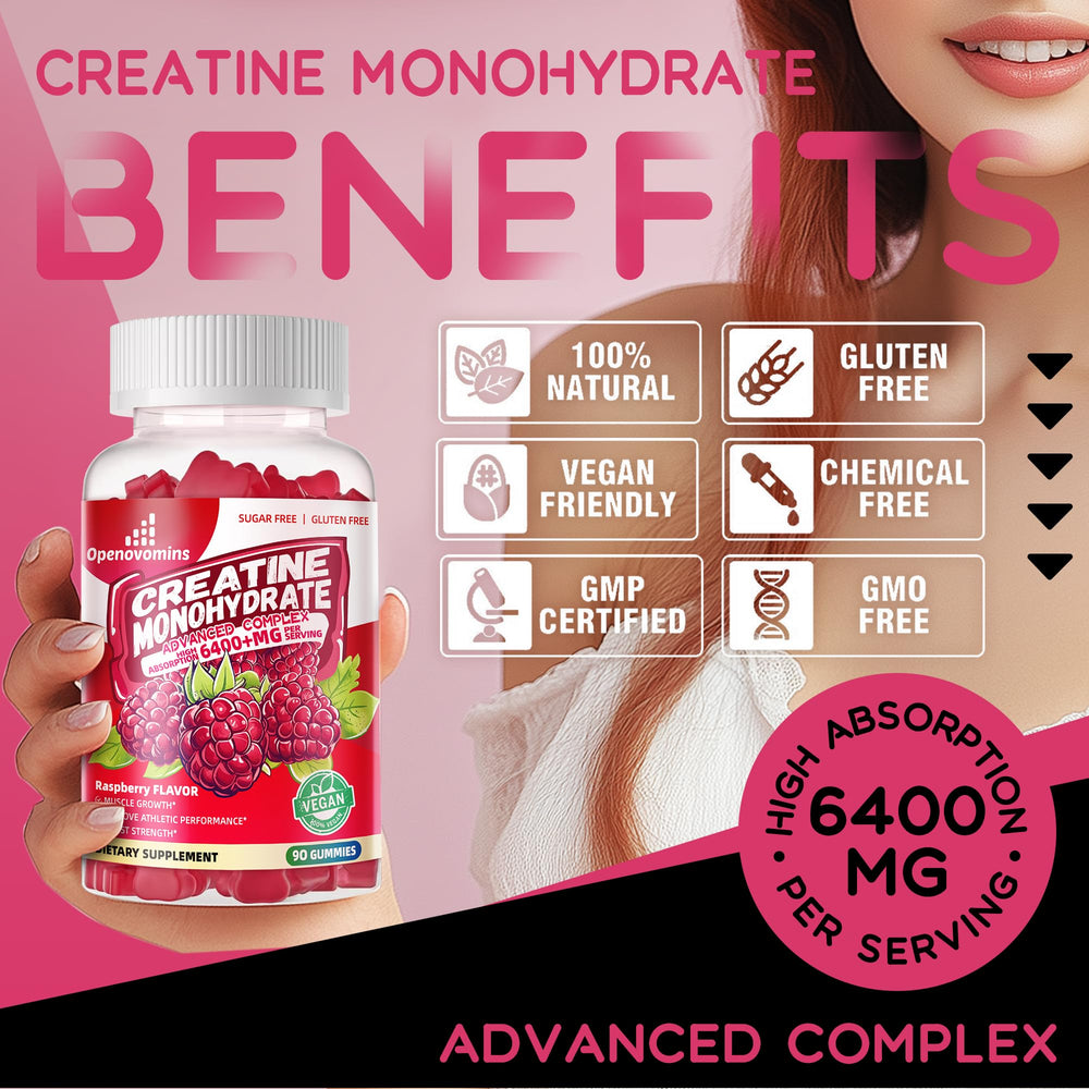 Bottle label showing 90 gummies and 30 servings