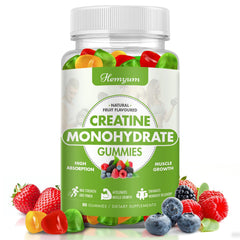 Front view of Creatine Monohydrate Gummies bottle