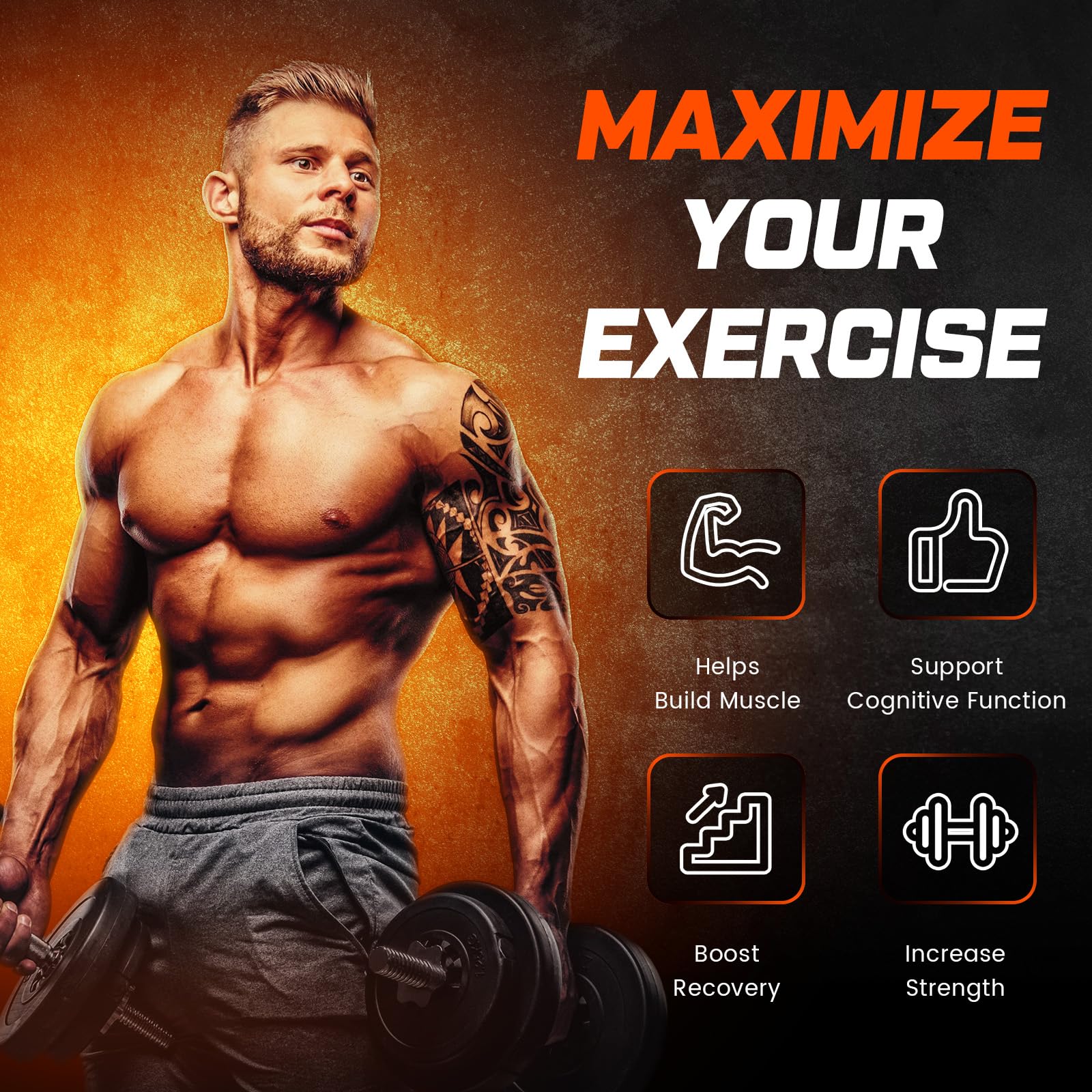 Supplement facts panel on bottle label