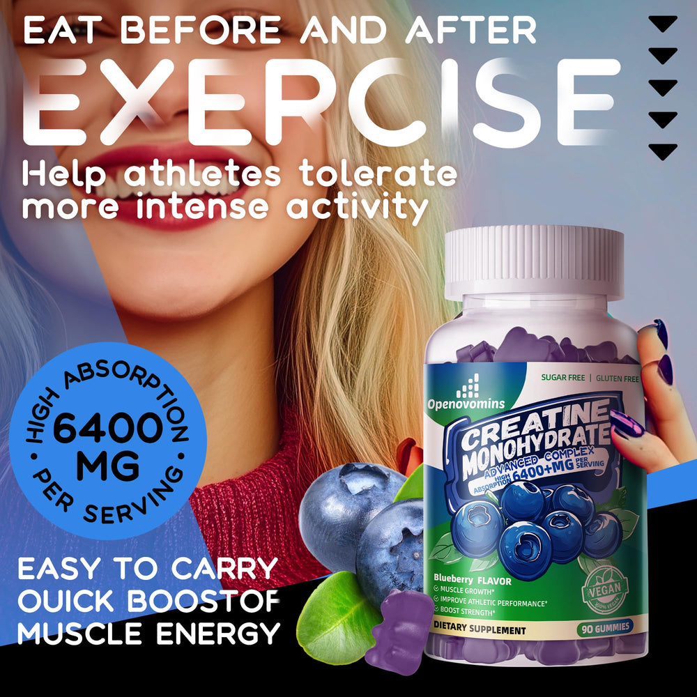 Usage and dosage guidance image for Creatine Monohydrate Gummies