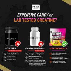 Close-up of Creatine Monohydrate Gummies