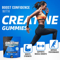 Creatine Monohydrate gummies suitable for men and women