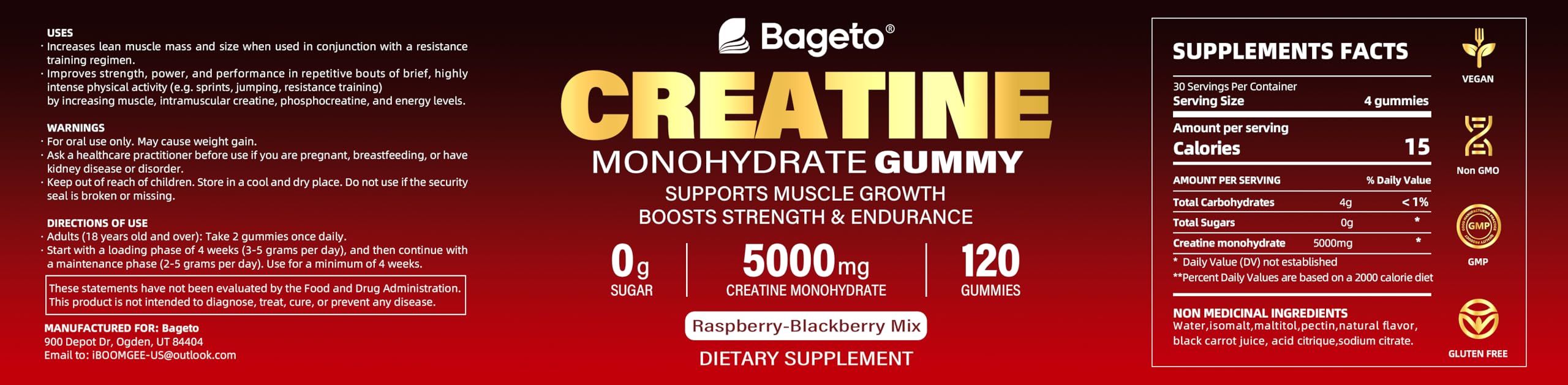 Muscle growth and recovery benefits infographic