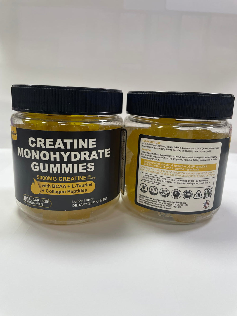 Two-pack Creatine Monohydrate Gummies packaging