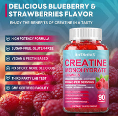 Creatine Monohydrate Gummies ingredients on label