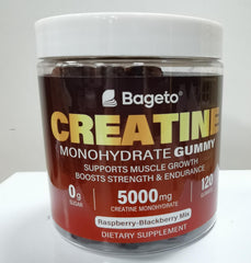 Nutrition panel and ingredients on gummies packaging